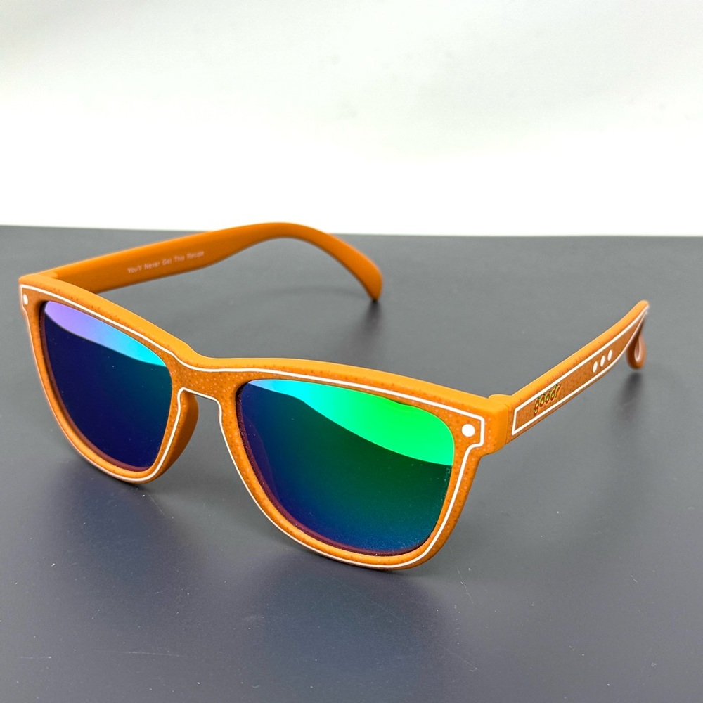 goodr OG, Color: You’ll Never Get This Recipe Brown polarized running sunglasses
